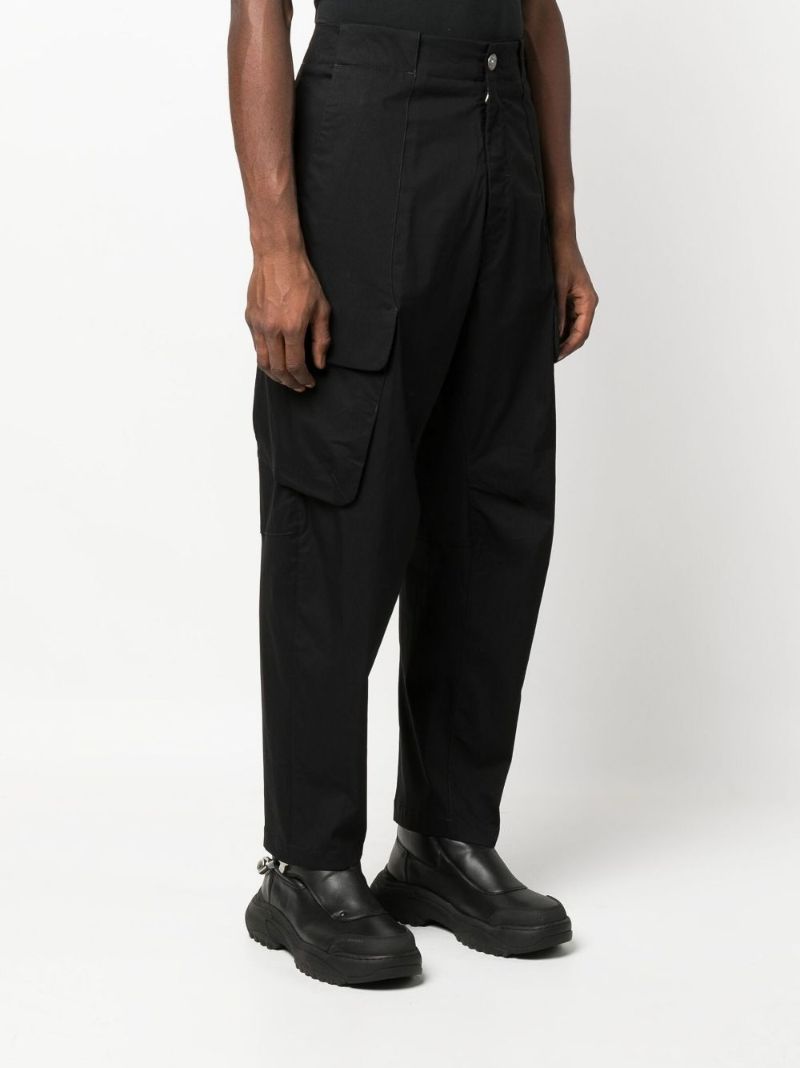 Black Cargo Trousers