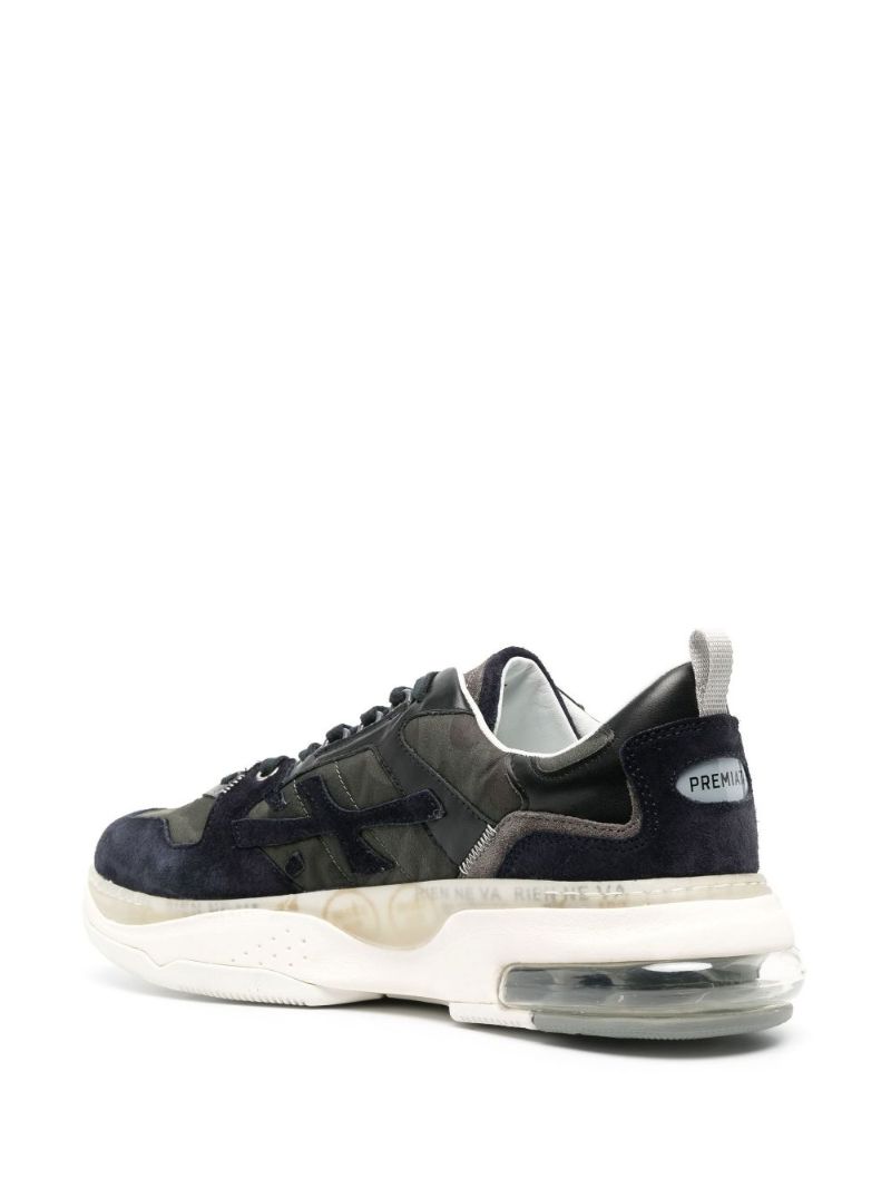 Blue Drake Leather Low-top Sneakers