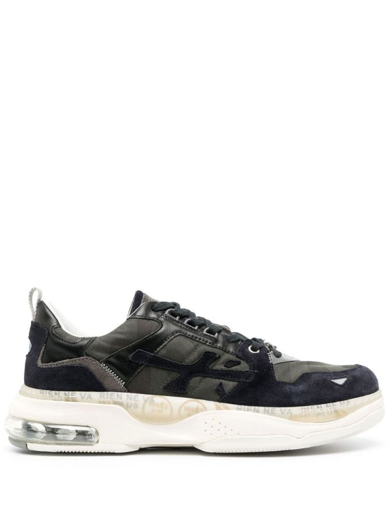 Blue Drake Leather Low-top Sneakers