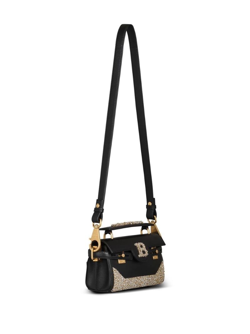 Black B-buzz 19 Leather Shoulder Bag
