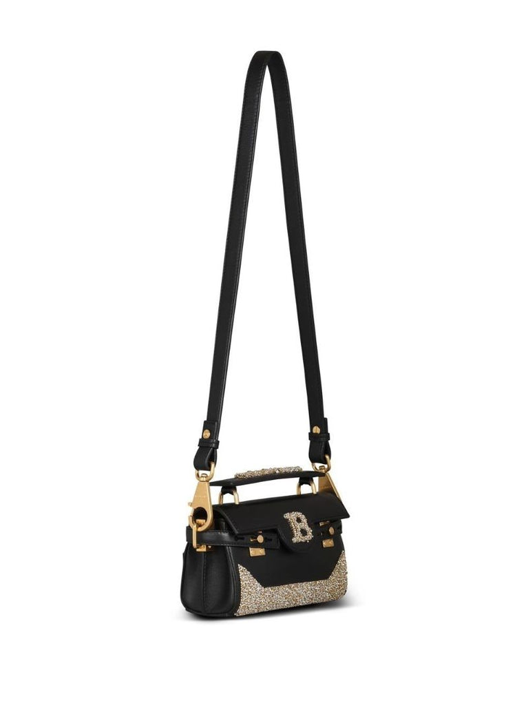 Black B-buzz 19 Leather Shoulder Bag