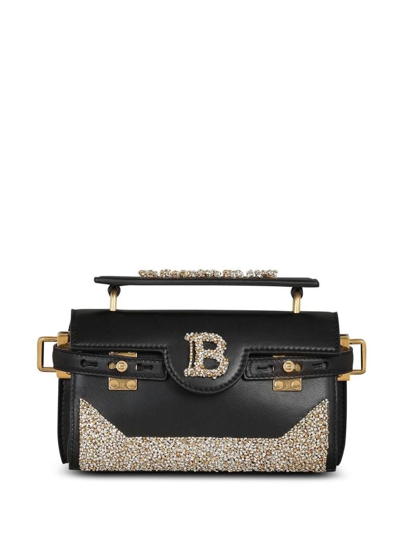 Black B-buzz 19 Leather Shoulder Bag
