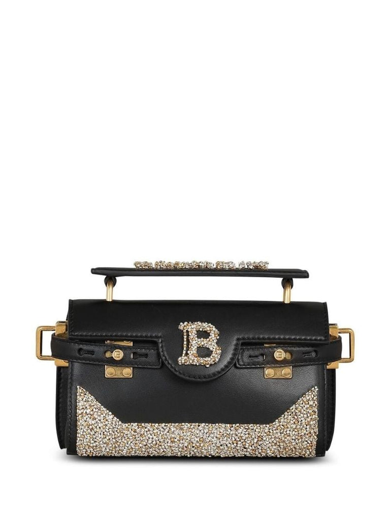 Black B-buzz 19 Leather Shoulder Bag
