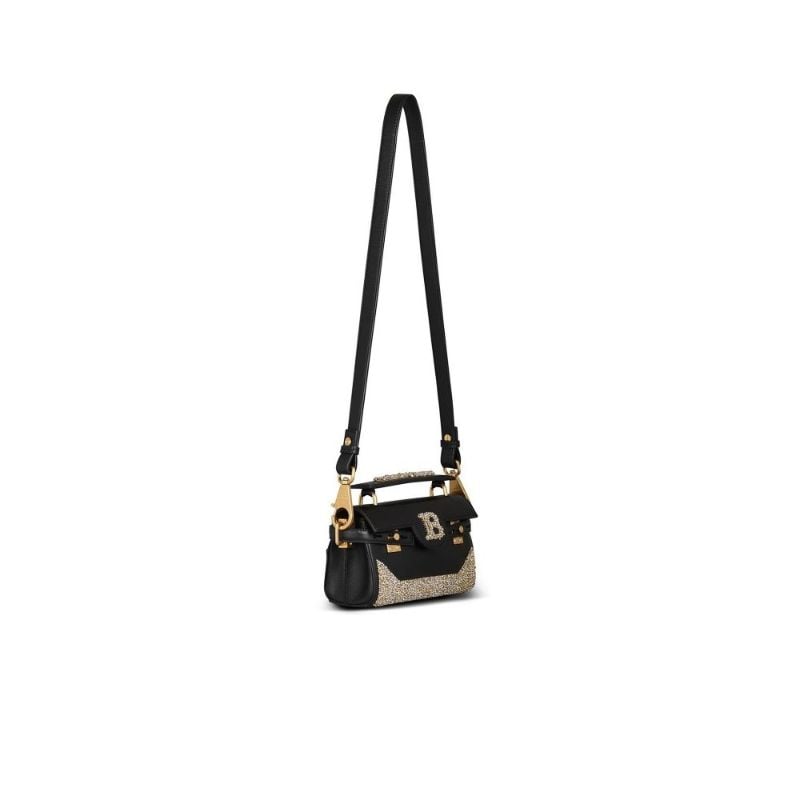 Black B-buzz 19 Leather Shoulder Bag