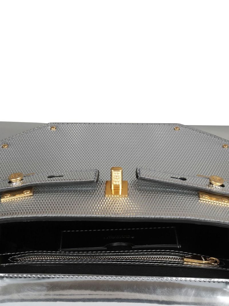 Grey B-buzz 23 Leather Shoulder Bag