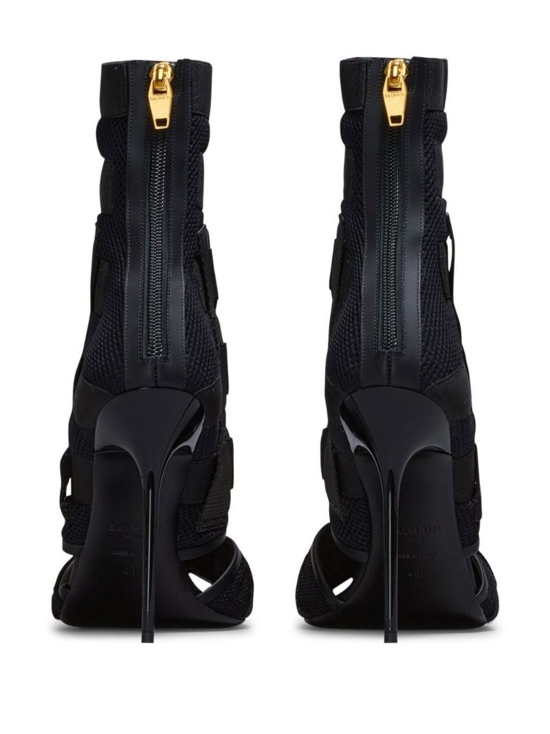 Black Uma 100 Sandals