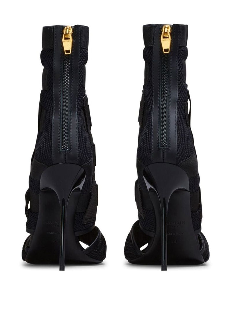 Black Uma 100 Sandals