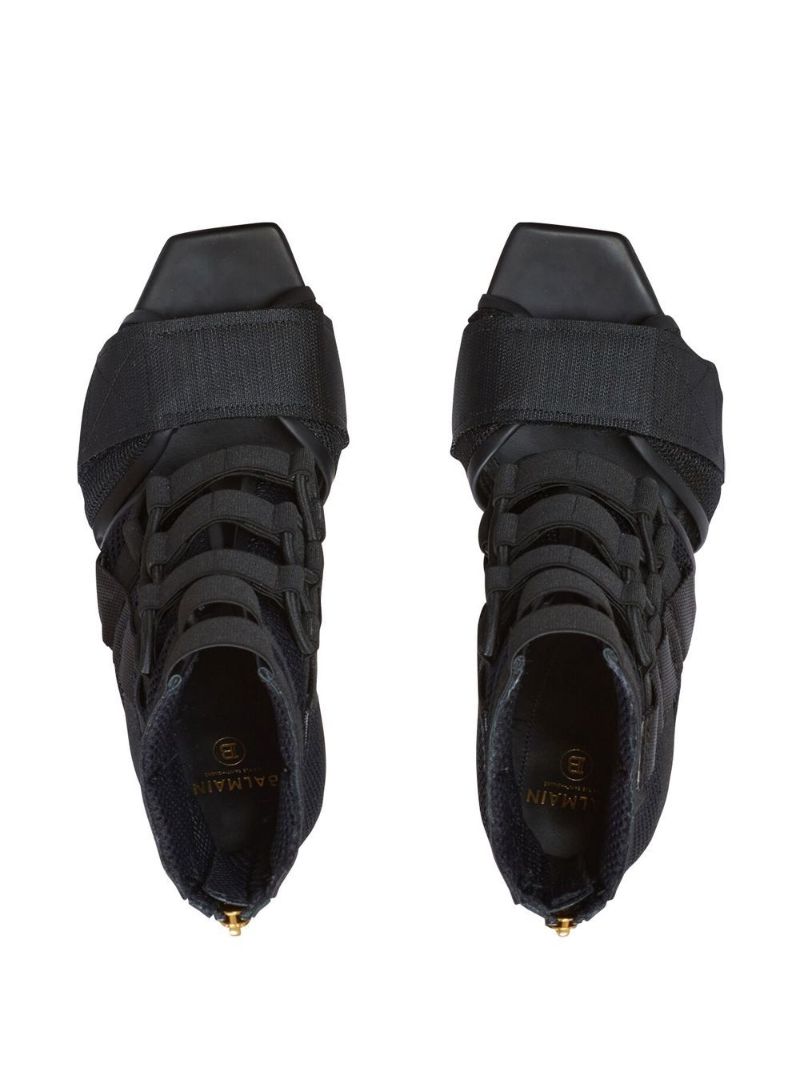 Black Uma 100 Sandals
