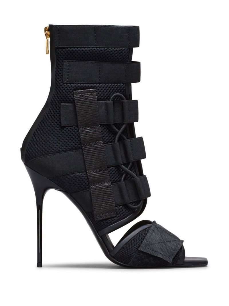 Black Uma 100 Sandals
