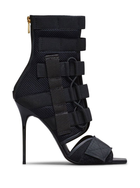 Black Uma 100 Sandals
