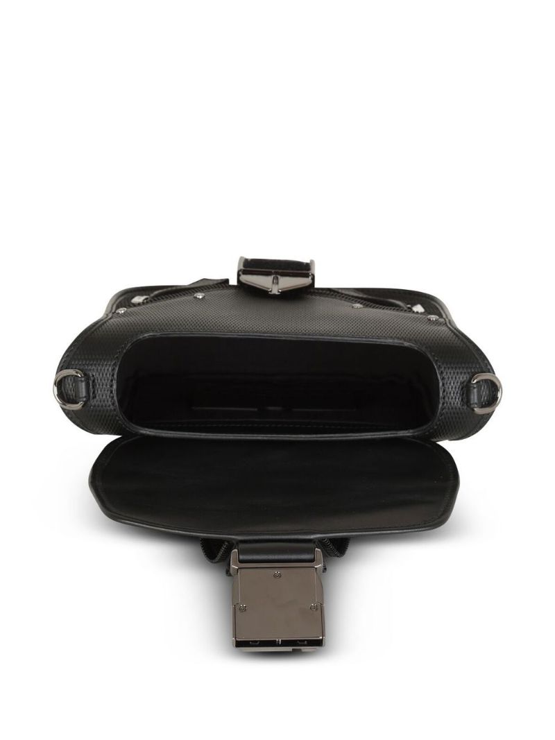 Black Blaze Mesh Shoulder Bag