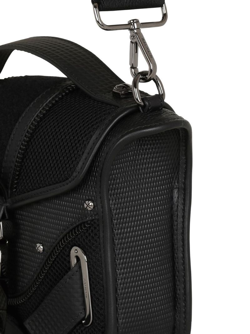 Black Blaze Mesh Shoulder Bag