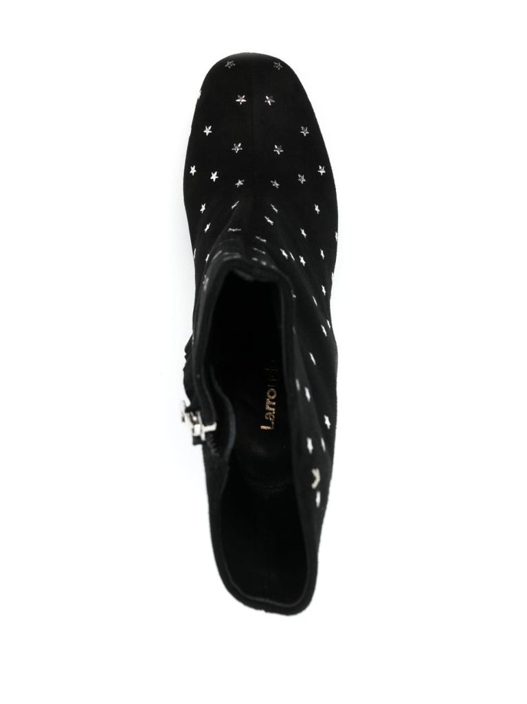 Black Dolly Star 120 Suede Ankle Boots