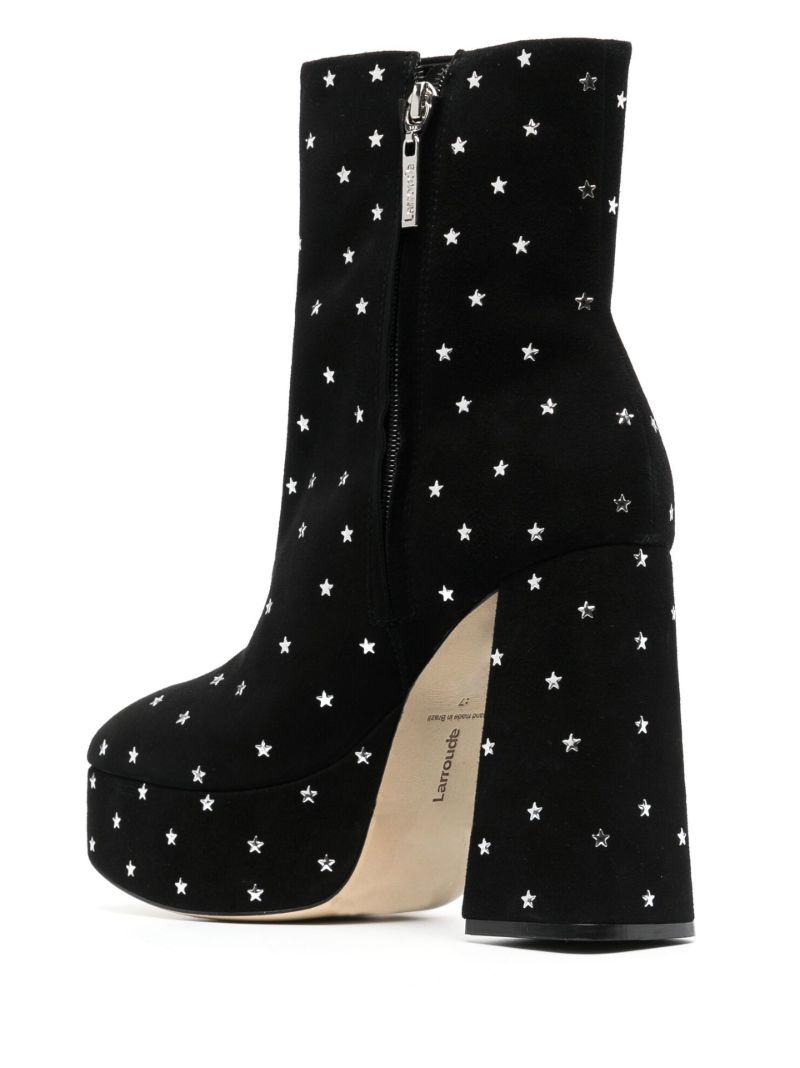 Black Dolly Star 120 Suede Ankle Boots