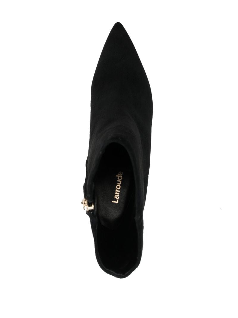 Black Kate Mini 80 Suede Ankle Boots