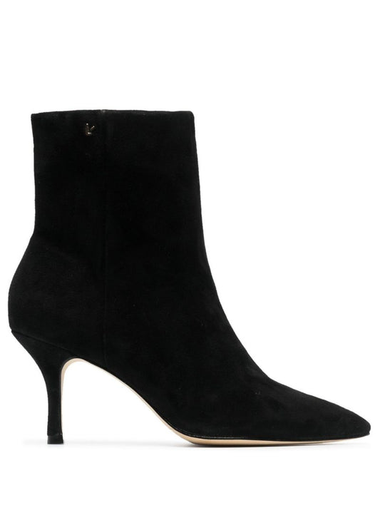 Black Kate Mini 80 Suede Ankle Boots