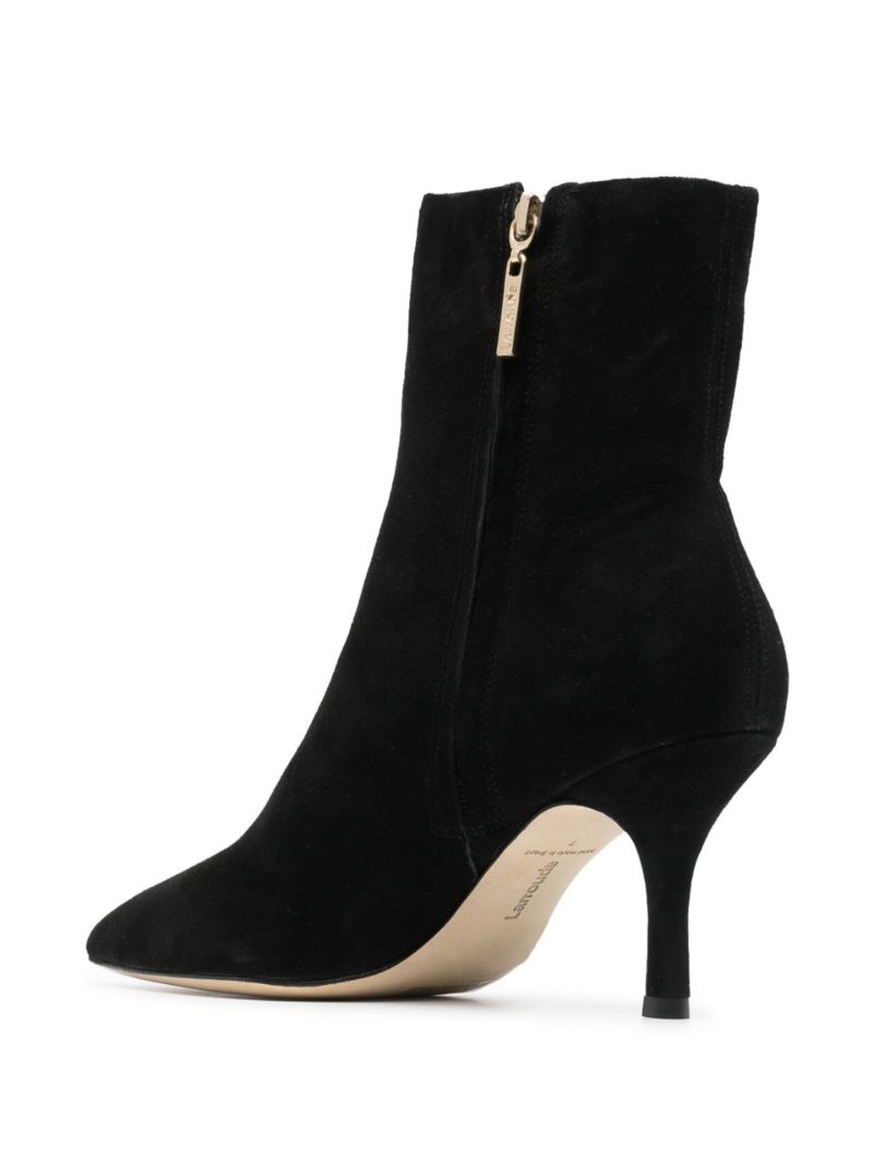 Black Kate Mini 80 Suede Ankle Boots