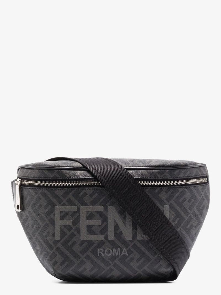 Black Ff Logo Cross Body Bag