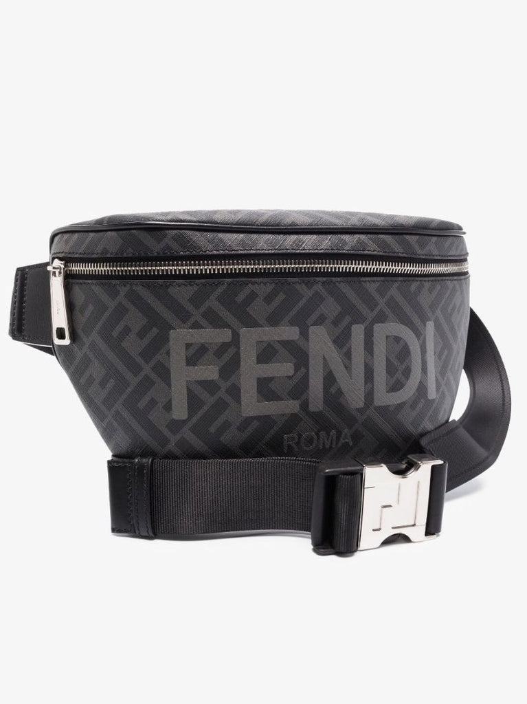 Black Ff Logo Cross Body Bag