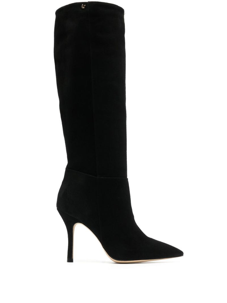 Black Kate 100 Suede Knee-high Boots