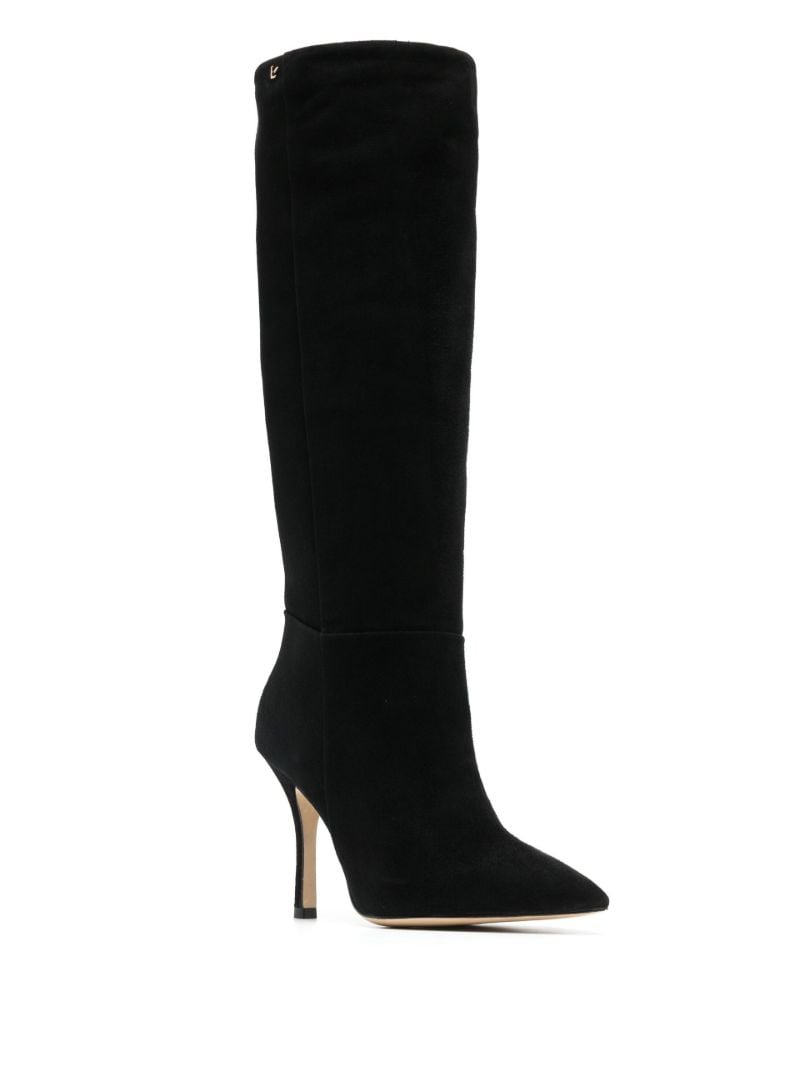 Black Kate 100 Suede Knee-high Boots