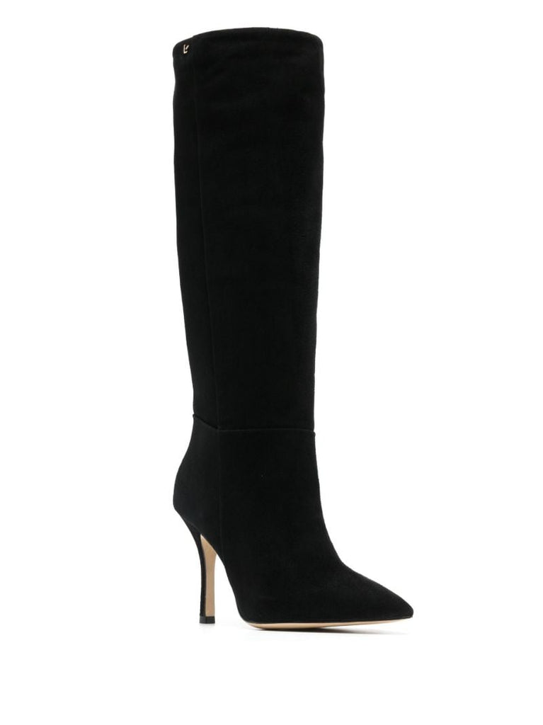 Black Kate 100 Suede Knee-high Boots