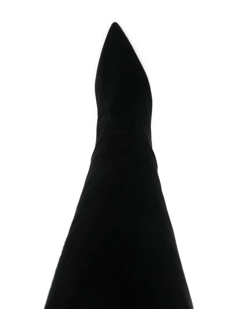 Black Kate 100 Suede Knee-high Boots