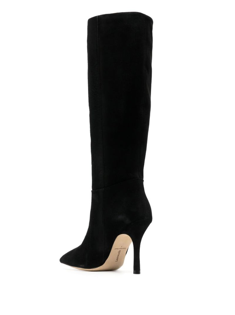 Black Kate 100 Suede Knee-high Boots