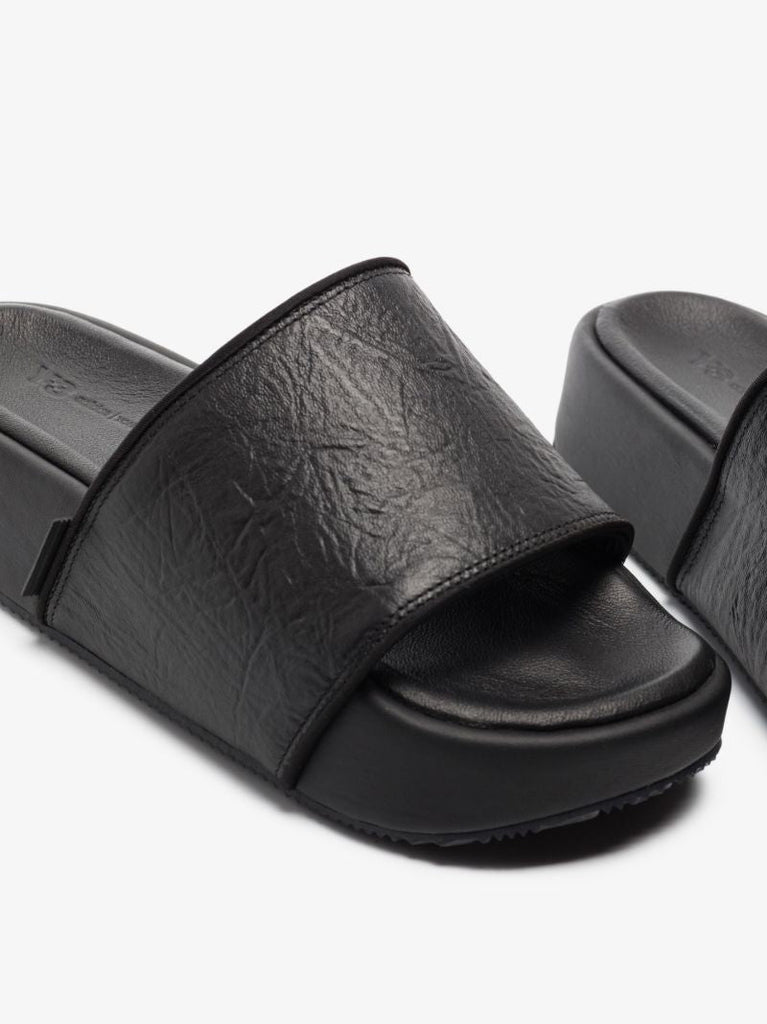 Black Platform Slides