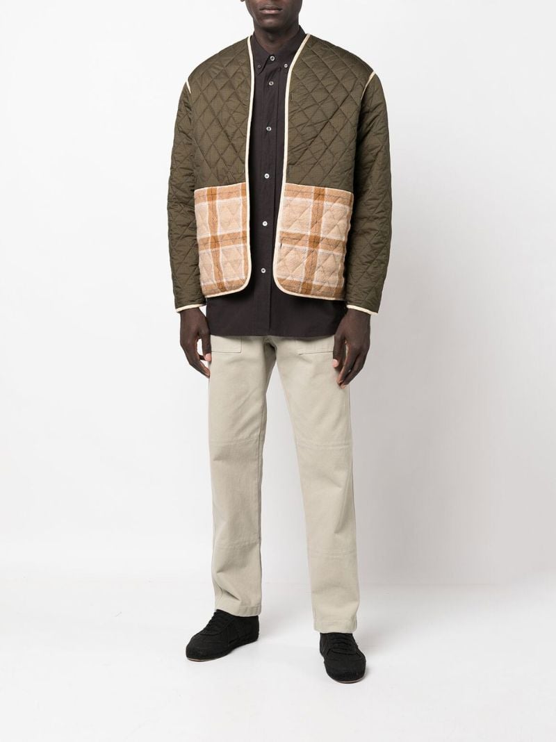 Neutral Layered Cotton Jacket