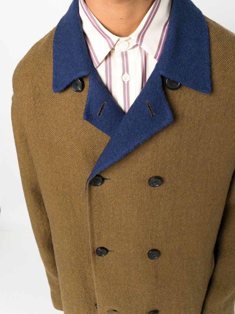 Green Vincent Wool Overcoat