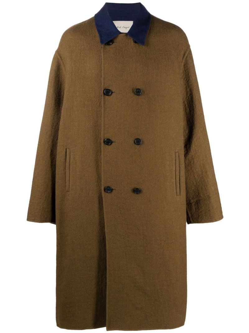 Green Vincent Wool Overcoat