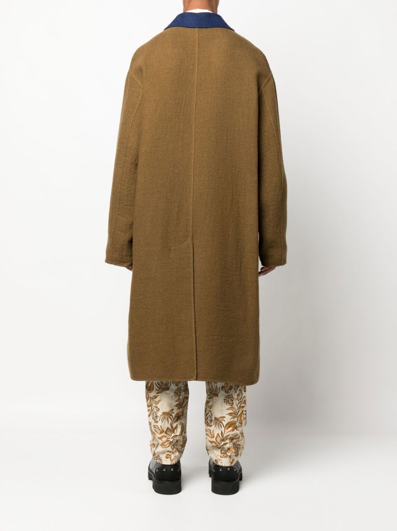 Green Vincent Wool Overcoat