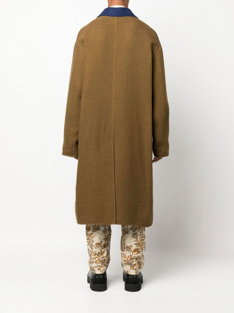 Green Vincent Wool Overcoat