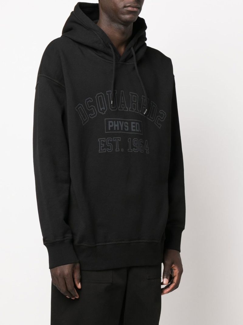 Black Logo Physical Ed Hoodie