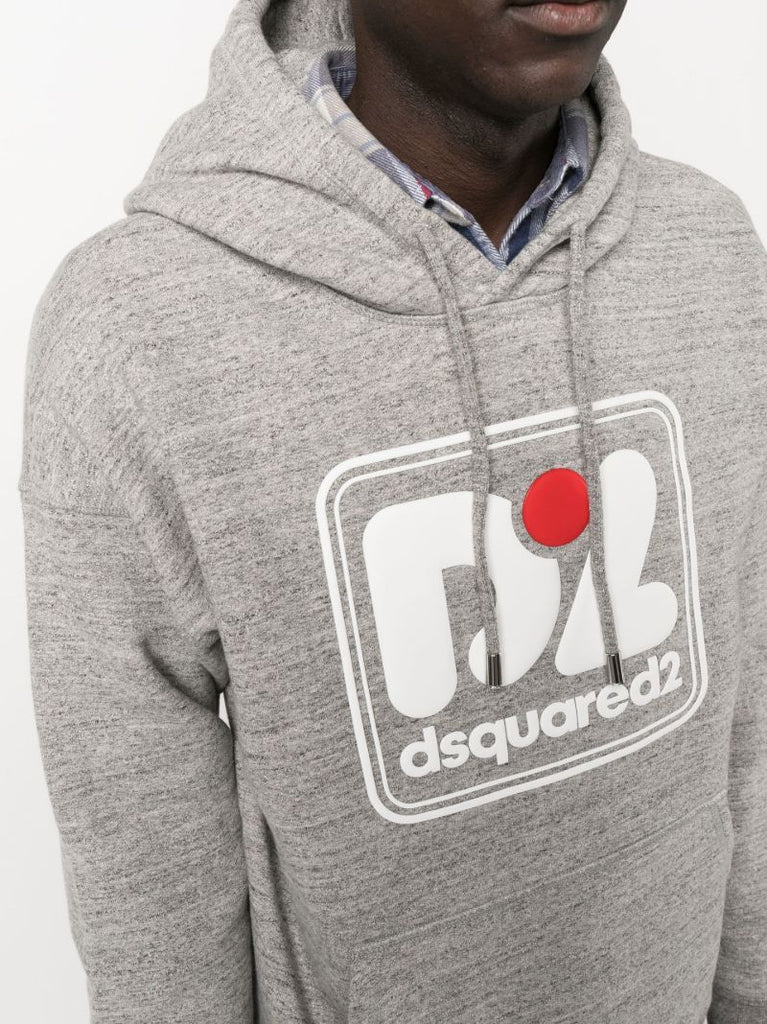 Grey Camo Patch Herca Anorak Hoodie