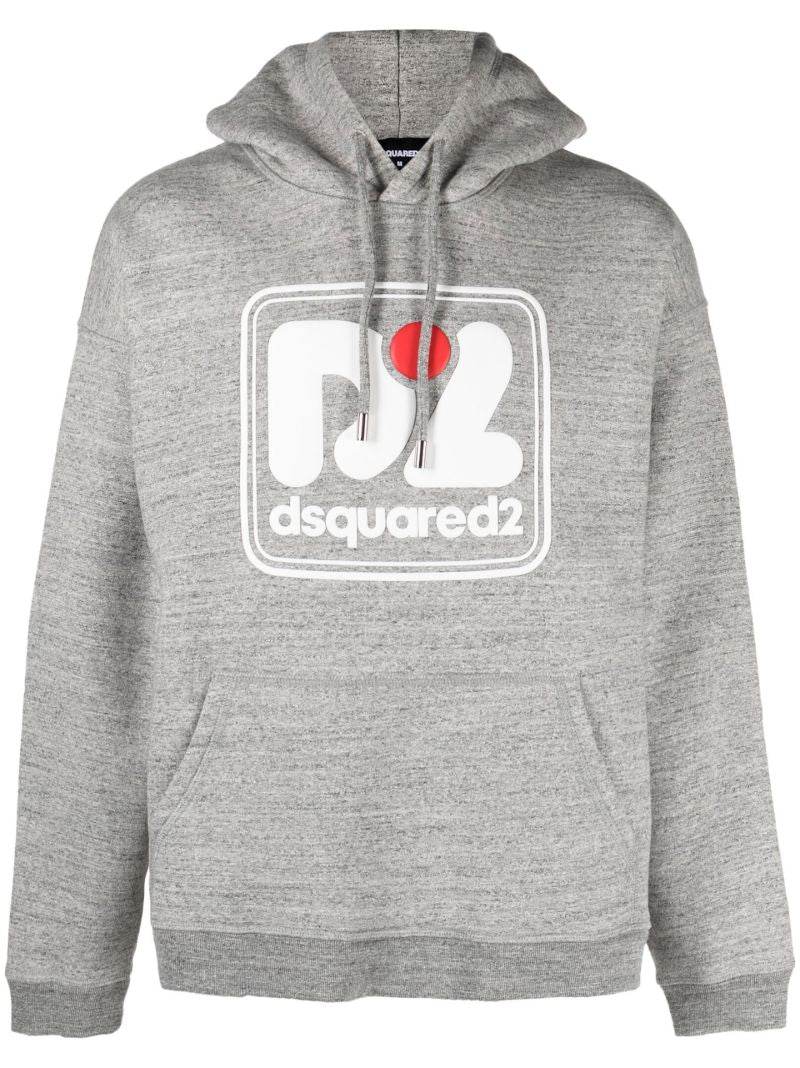 Grey Camo Patch Herca Anorak Hoodie
