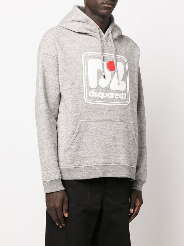 Grey Camo Patch Herca Anorak Hoodie