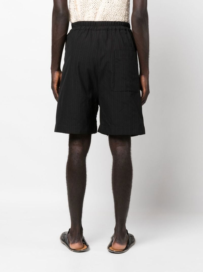 Brown Donny Patchwork Shorts
