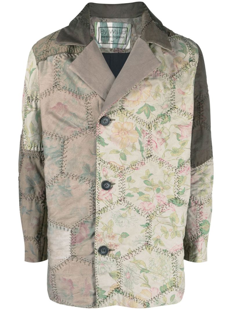 Green Jacob Quilted Peacoat