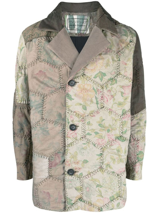 Green Jacob Quilted Peacoat