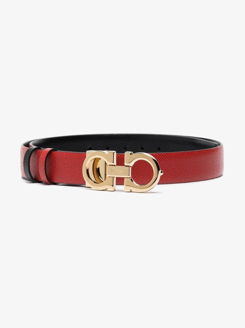 Adjustable Gancini Buckle Belt