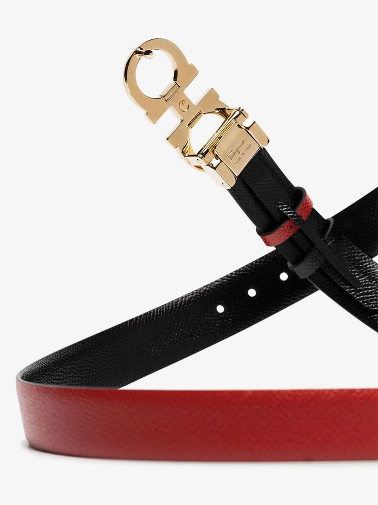 Adjustable Gancini Buckle Belt