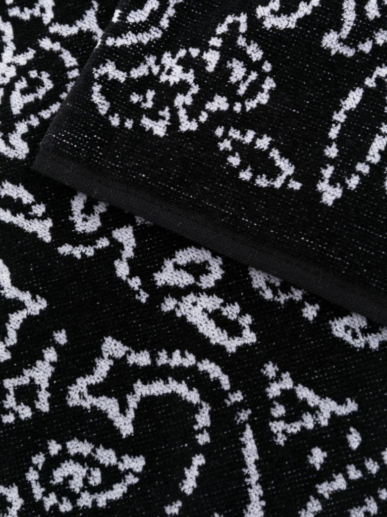 Black Bandana Cotton Beach Towel