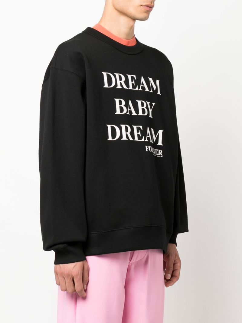 Black Printed Sweatshirt