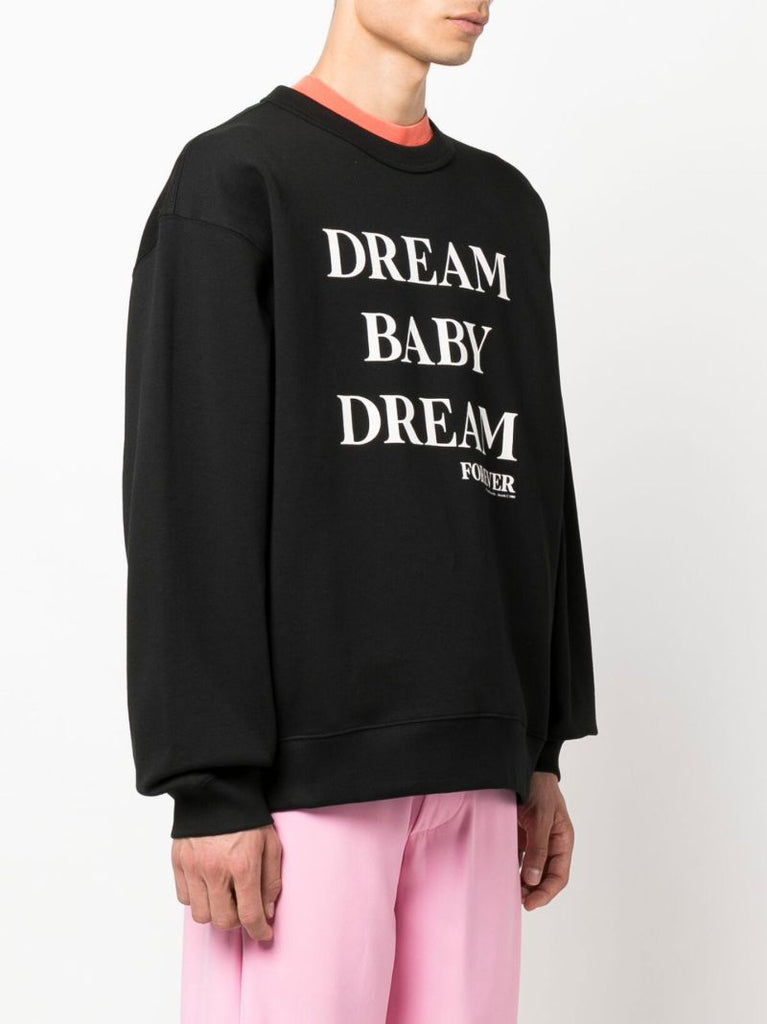 Black Printed Sweatshirt