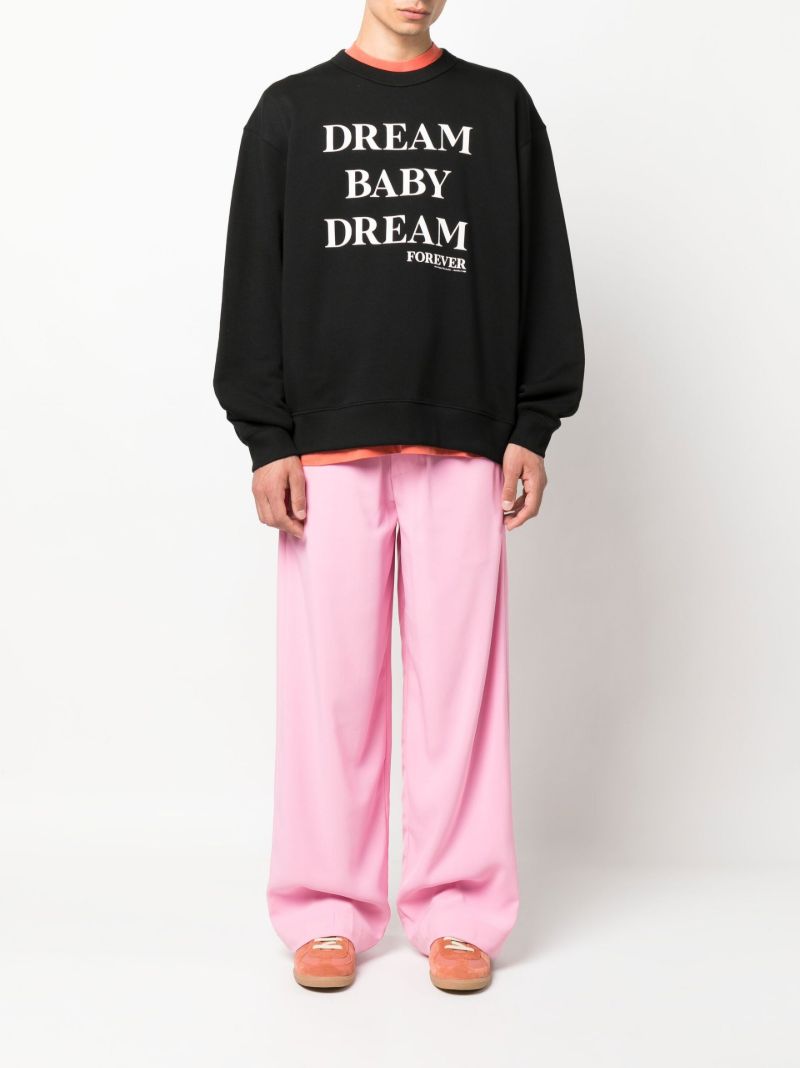 Black Printed Sweatshirt