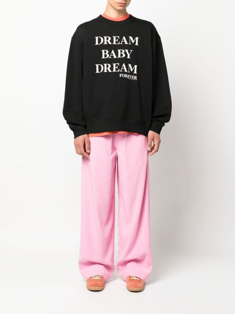 Black Printed Sweatshirt