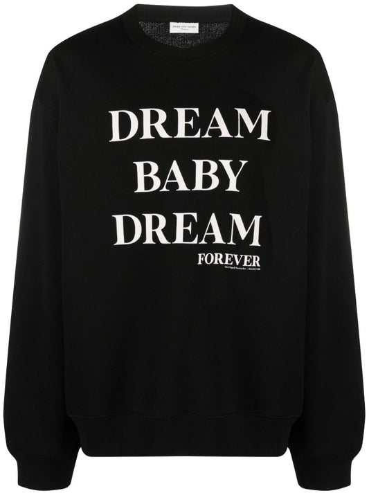 Black Printed Sweatshirt