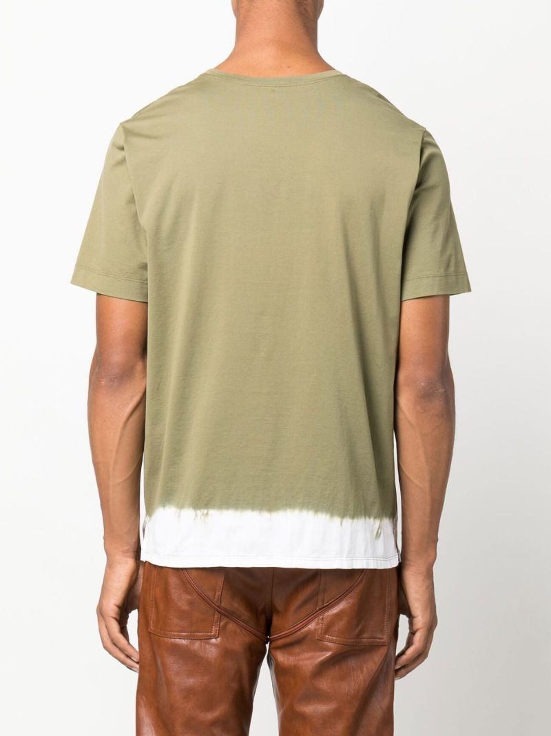 Green Embroidered Pocket T-shirt